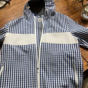 Tory Burch Gingham Reflective Jacket